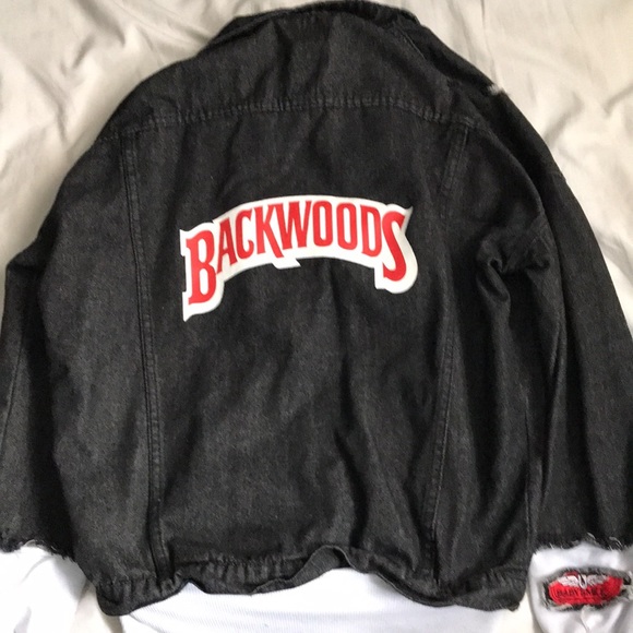 Button up denim backwoods jacket - Picture 4 of 4